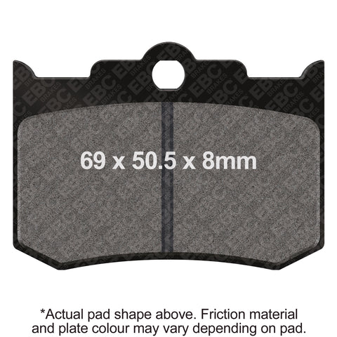 EBC - EBC Double-H Sintered Sportbike Pad Set (FA216/3HH)