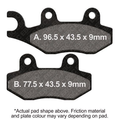 EBC - Carbon SCO Series Pads E391 (SFAC228)