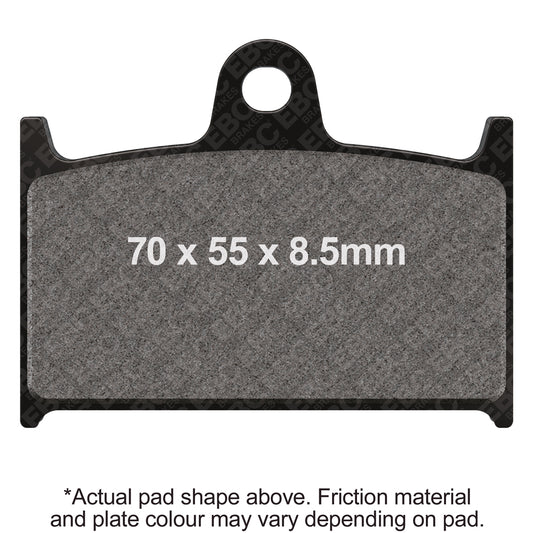 EBC - EBC Double-H Sintered Sportbike Pad Set (FA236HH)