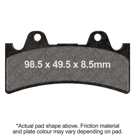 EBC - EBC Double-H Sintered Sportbike Pad Set (FA243HH)