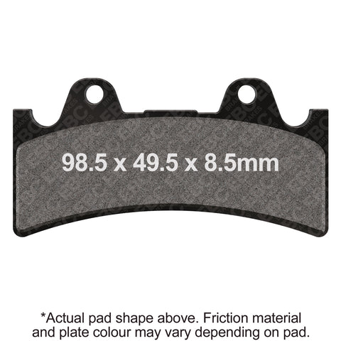 EBC - EBC Double-H Sintered Sportbike Pad Set (FA243HH)