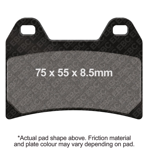 EBC - EBC Double-H Sintered Sportbike Pad Set (FA244HH)