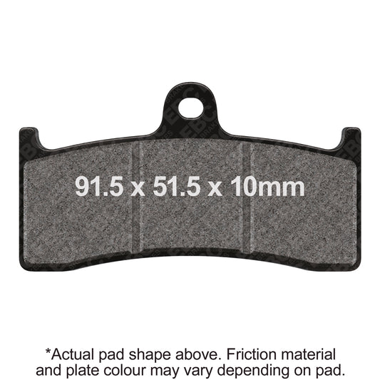 EBC - EBC Double-H Sintered Sportbike Pad Set (FA249HH)