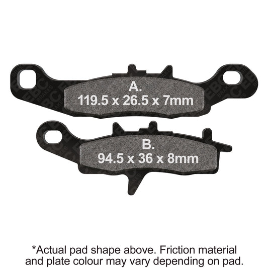 EBC - EBC Pad Set (FA258R)