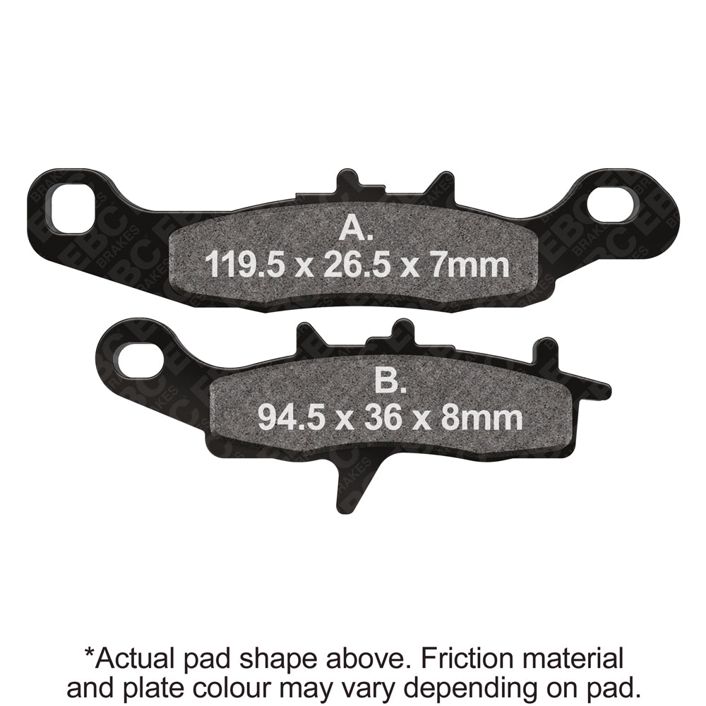 EBC - EBC Pad Set (FA258TT)