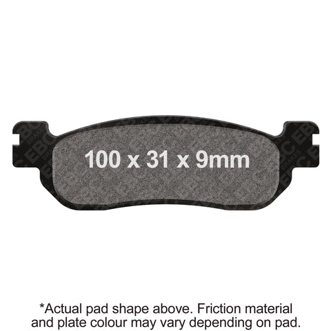 EBC - EBC Double-H Sintered Scooter Pad Set (SFA275HH)