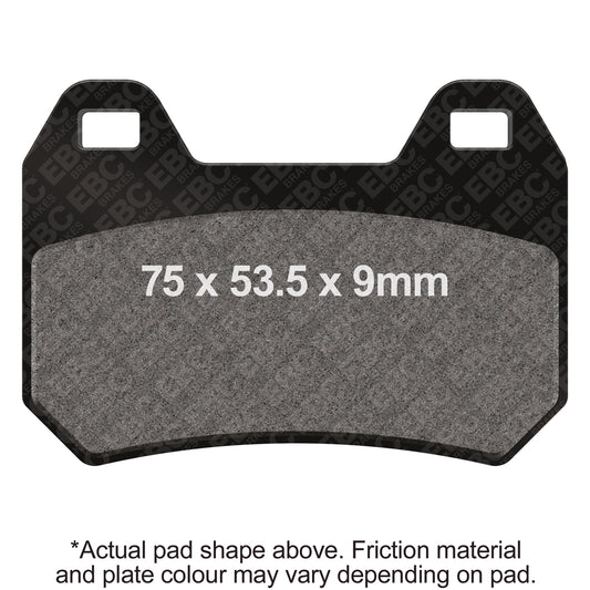 EBC - EBC Double-H Sintered Sportbike Pad Set (FA304HH)