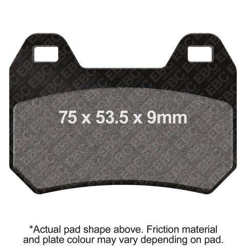 EBC - EBC Double-H Sintered Sportbike Pad Set (FA304HH)