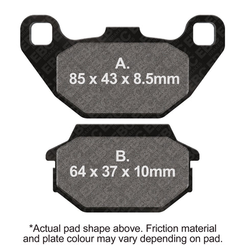 EBC - EBC Double-H Sintered Scooter Pad Set (SFA305HH)