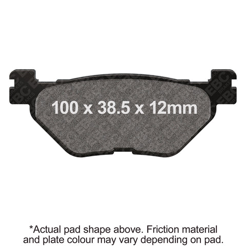 EBC - EBC Double-H Sintered Scooter Pad Set (SFA319HH)