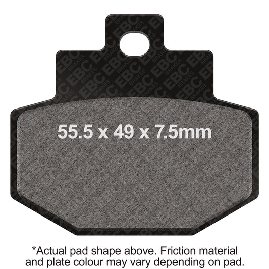 EBC - EBC Double-H Sintered Scooter Pad Set (SFA321HH)