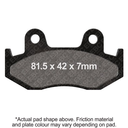 EBC - EBC Double-H Sintered Scooter Pad Set (SFA323/2HH)