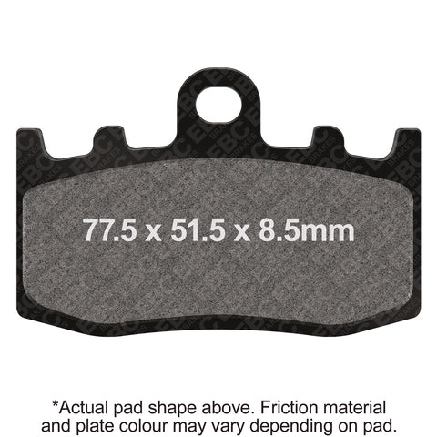 EBC - EBC Double-H Sintered Sportbike Pad Set (FA335HH)