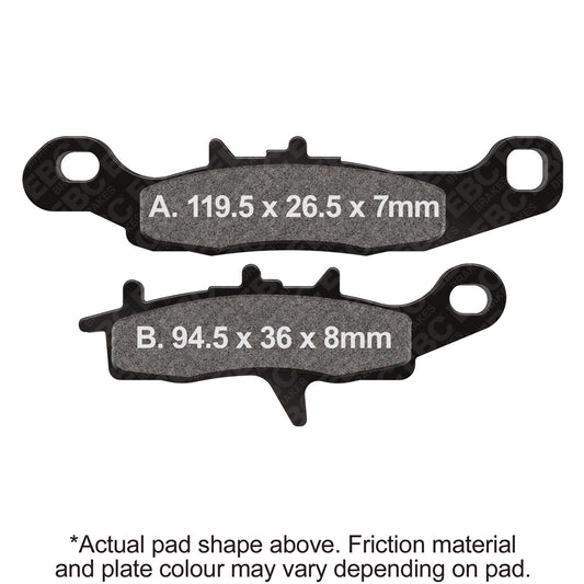 EBC - EBC Pad Set (FA342R)