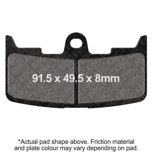 EBC - EBC Double-H Sintered Sportbike Pad Set (FA345HH)
