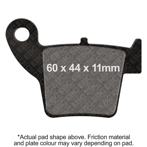 EBC - EBC MXS Formula MX Race Pad Set With Pins (MXS346)