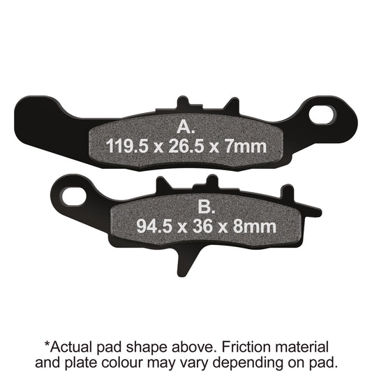 EBC - EBC Pad Set (FA349R)