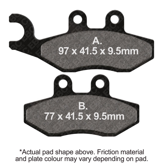 EBC - Carbon SCO Series Pads E391 (SFAC353)