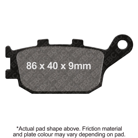 EBC - EBC Double-H Sintered Scooter Pad Set (SFA358HH)