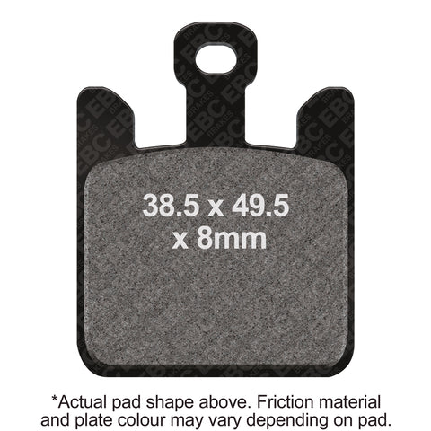 EBC - EBC Double-H Sintered Sportbike Pad Set (FA369/4HH)