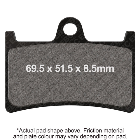 EBC - EBC Double-H Sintered Sportbike Pad Set (FA380HH)