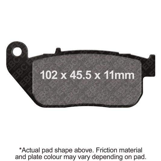EBC - EBC Double-H Sintered Sportbike Pad Set (FA381HH)