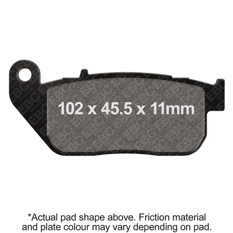 EBC - EBC Double-H Sintered Sportbike Pad Set (FA381HH)