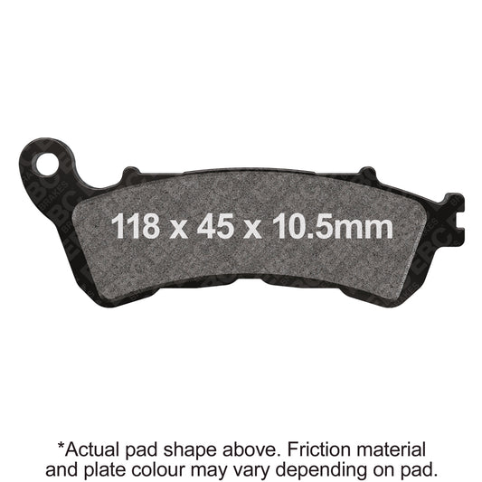 EBC - EBC Double-H Sintered Sportbike Pad Set (FA388/2HH)