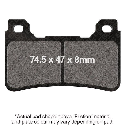 EBC - EBC Double-H Sintered Sportbike Pad Set (FA390HH)