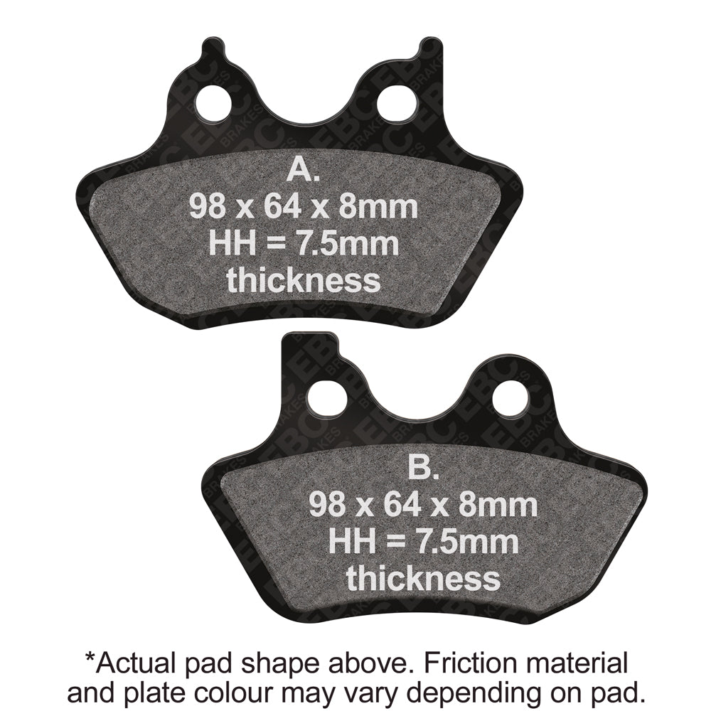 EBC - EBC Double-H Sintered Sportbike Pad Set (FA400HH)