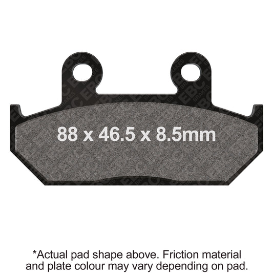 EBC - EBC Double-H Sintered Scooter Pad Set (SFA412HH)
