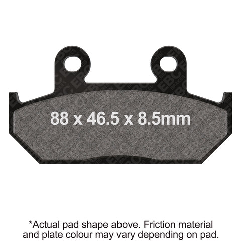 EBC - EBC Double-H Sintered Scooter Pad Set (SFA412HH)