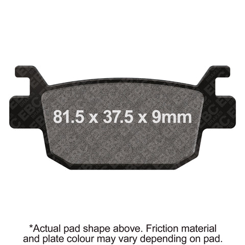 EBC - EBC Double-H Sintered Scooter Pad Set (SFA415HH)