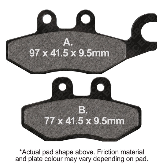 EBC - Carbon SCO Series Pads E391 (SFAC418)