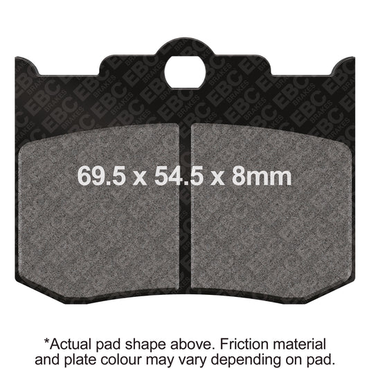 EBC - EBC Double-H Sintered Sportbike Pad Set (FA420HH)