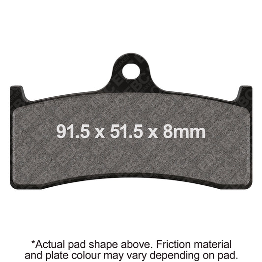 EBC - EBC Double-H Sintered Sportbike Pad Set (FA424HH)