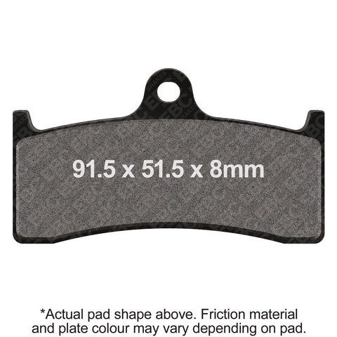 EBC - EBC Double-H Sintered Sportbike Pad Set (FA424HH)