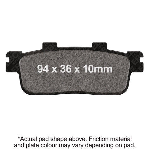 EBC - EBC Double-H Sintered Scooter Pad Set (SFA427HH)