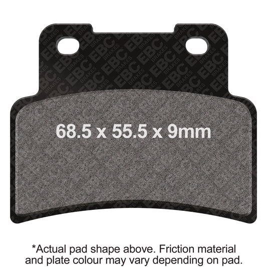 EBC - EBC Double-H Sintered Sportbike Pad Set (FA432HH)