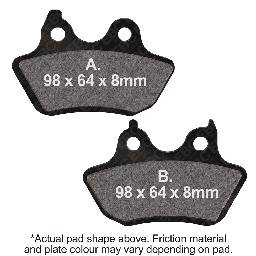 EBC - EBC Double-H Sintered Sportbike Pad Set (FA434HH)