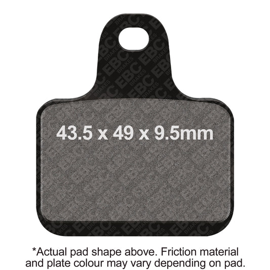 EBC - EBC Double-H Sintered Sportbike Pad Set (FA435/4HH)
