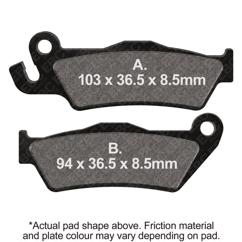 EBC - EBC Double-H Sintered Sportbike Pad Set (FA438HH)