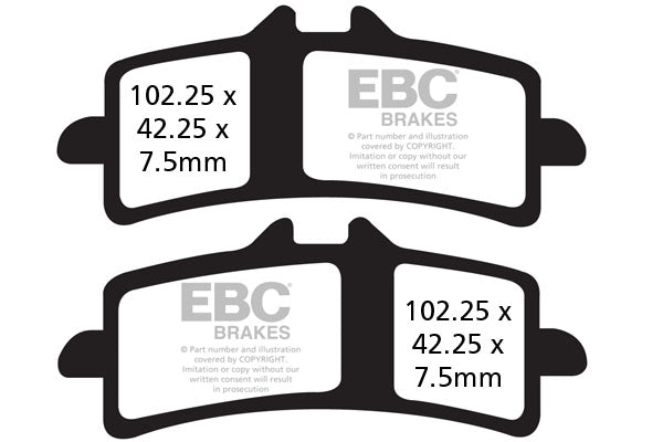 EBC - Race Use Only - Sintered GPFAX Compound Race Pad (GPFAX447HH)