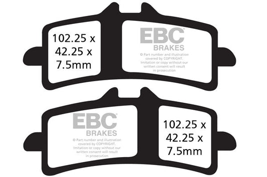 EBC - Race Use Only - Sintered GPFAX Compound Race Pad (GPFAX447HH)