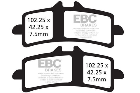 EBC - Race Use Only - Sintered GPFAX Compound Race Pad (GPFAX447HH)