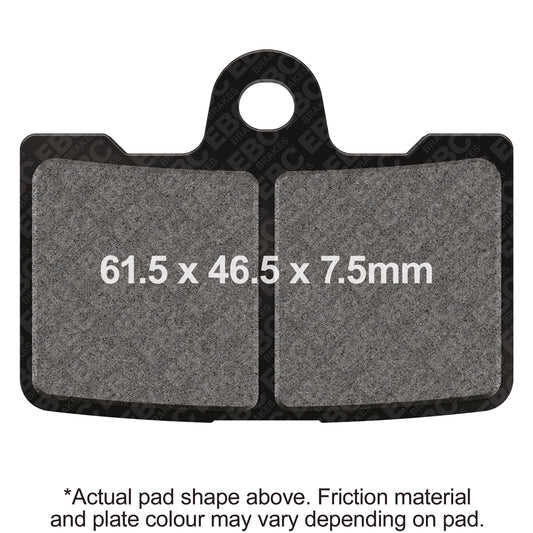 EBC - EBC Double-H Sintered Sportbike Pad Set (FA454/4HH)