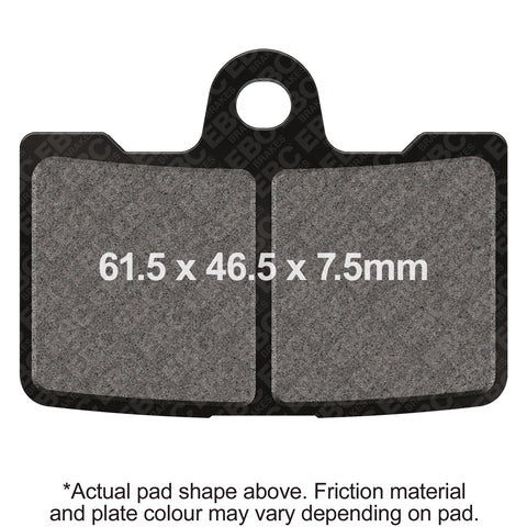 EBC - EBC Double-H Sintered Sportbike Pad Set (FA454/4HH)