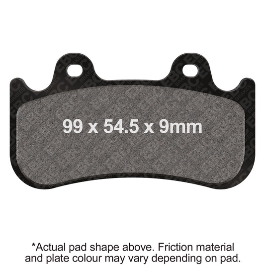 EBC - EBC Double-H Sintered Sportbike Pad Set (FA455HH)