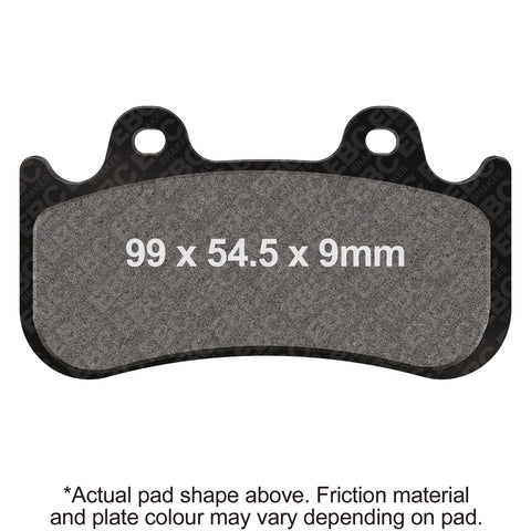 EBC - EBC Double-H Sintered Sportbike Pad Set (FA455HH)