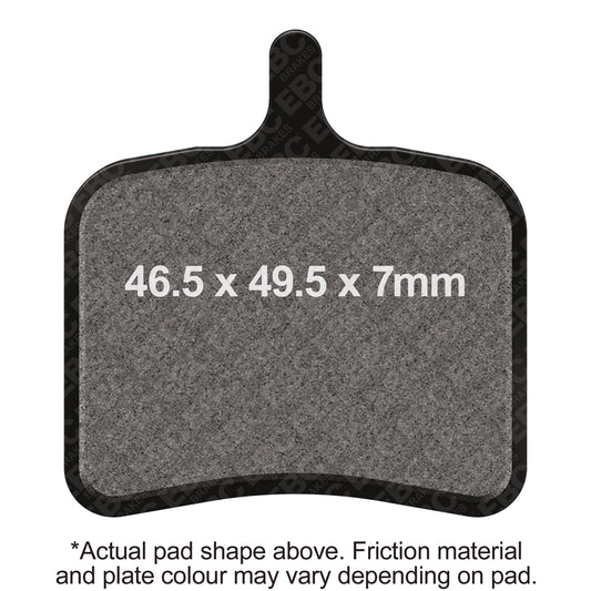 EBC - EBC Double-H Sintered Sportbike Pad Set (FA460HH)